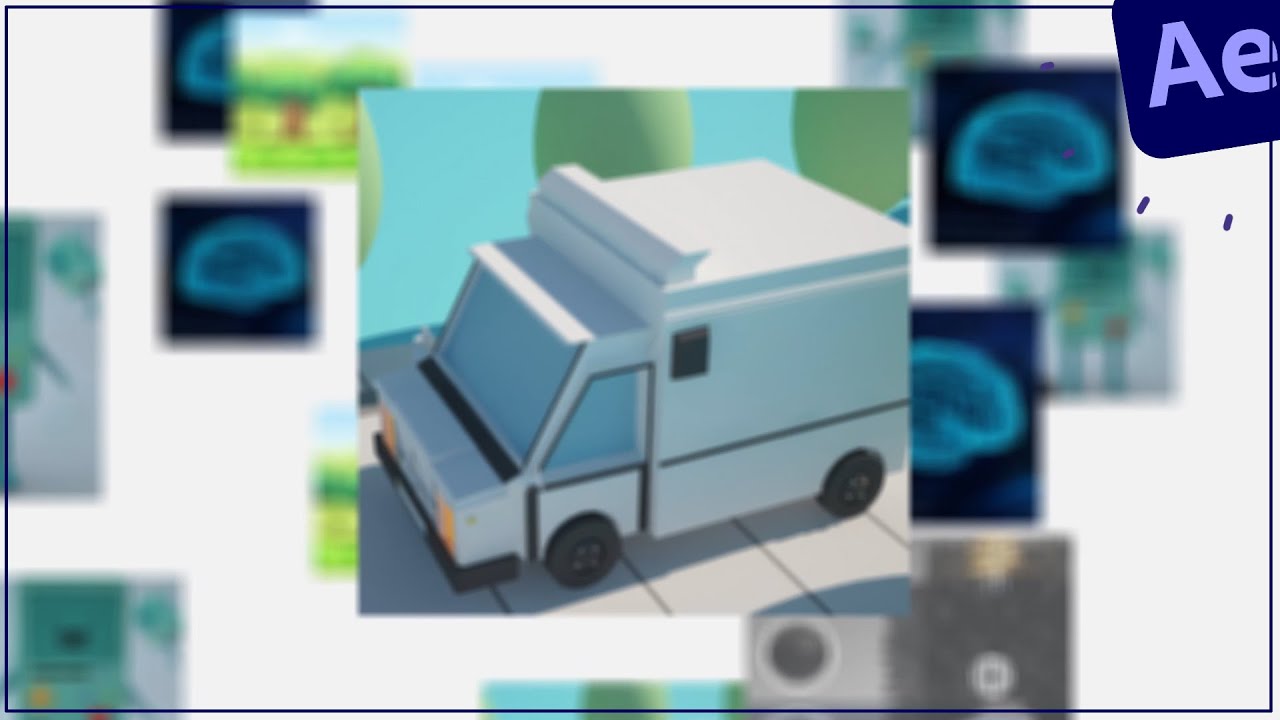 Basic Camera Movement And SlideShow Animation in After Effects