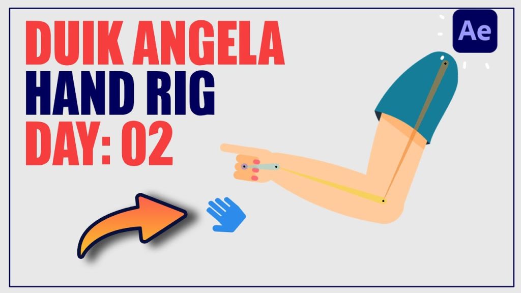 Duik Angela DAY02 Hand Rigging After Effects Tutorials CG