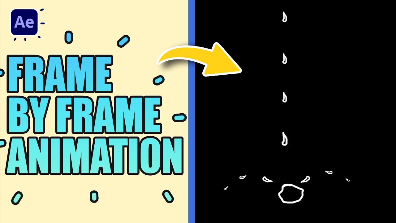 Frame By Frame 2D Animation in After Effects Tutorials CG Animation