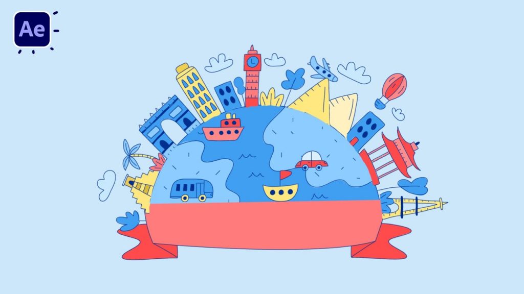 Beginner Creative Motion Graphics Tutorial in After Effects CG