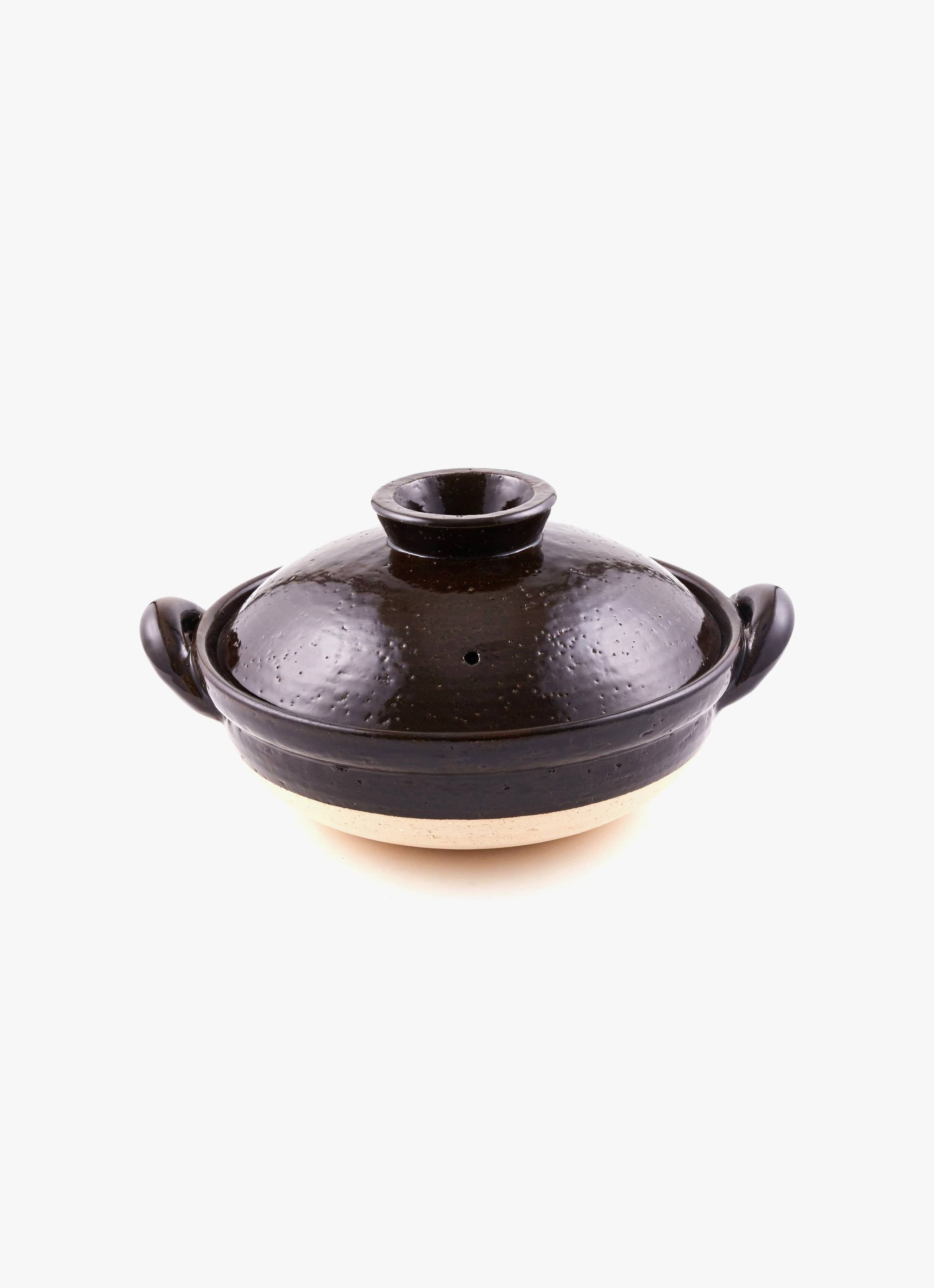 Donabe Pot Classic style black large VOLTA
