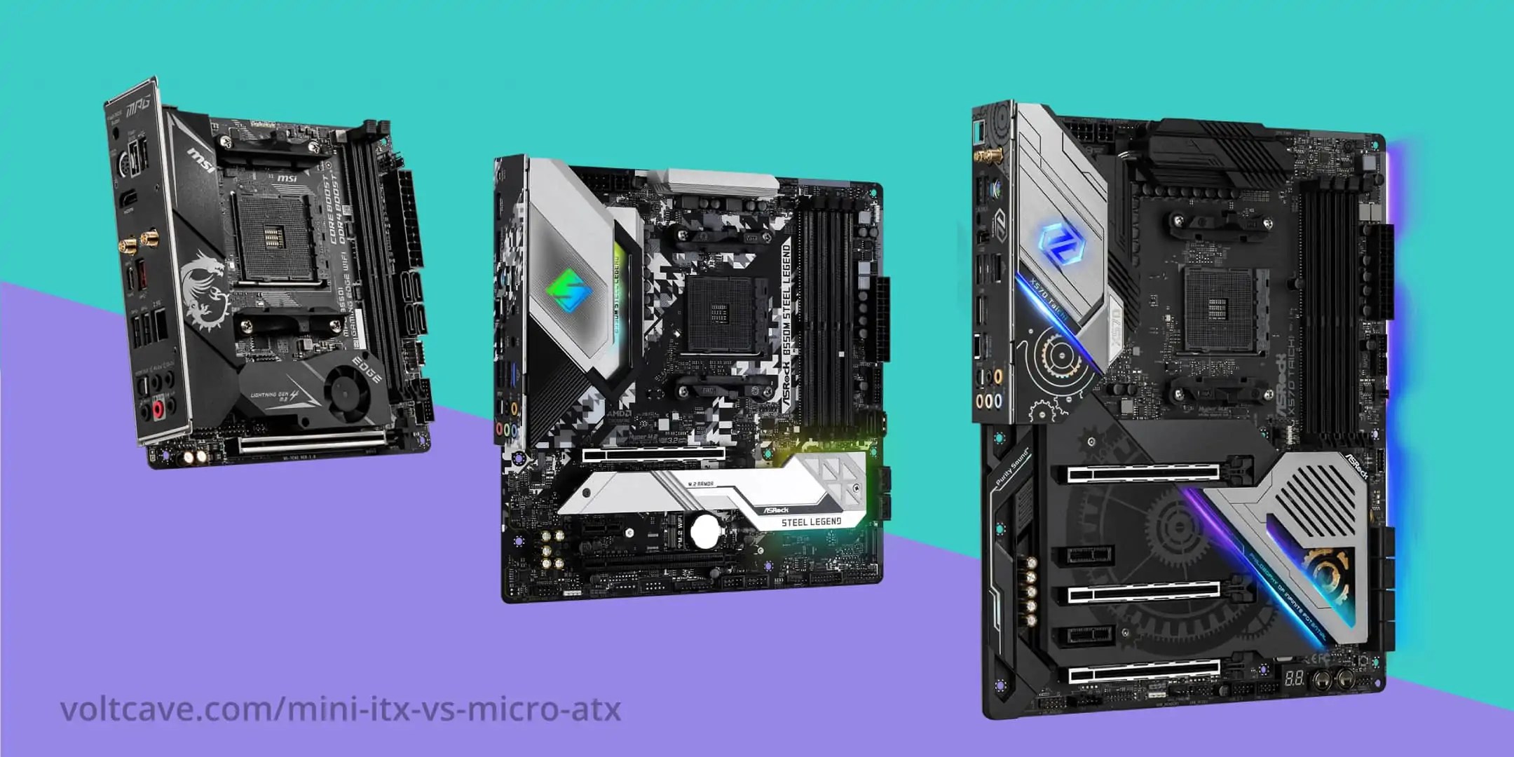 Mini ITX vs. Micro ATX vs. ATX Motherboard Sizes Explained Voltcave
