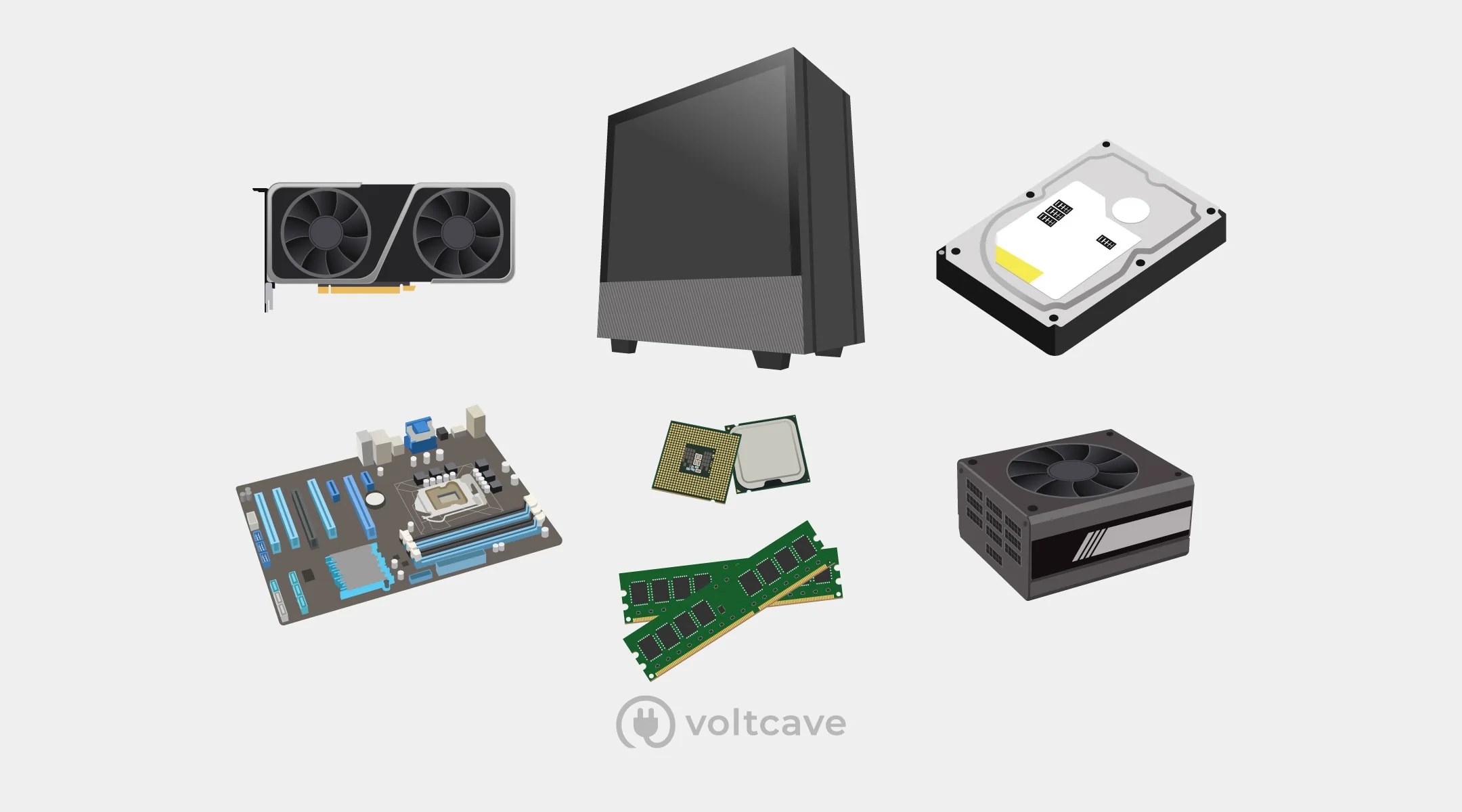 The 7 Parts of a Computer Beginner's Guide Voltcave