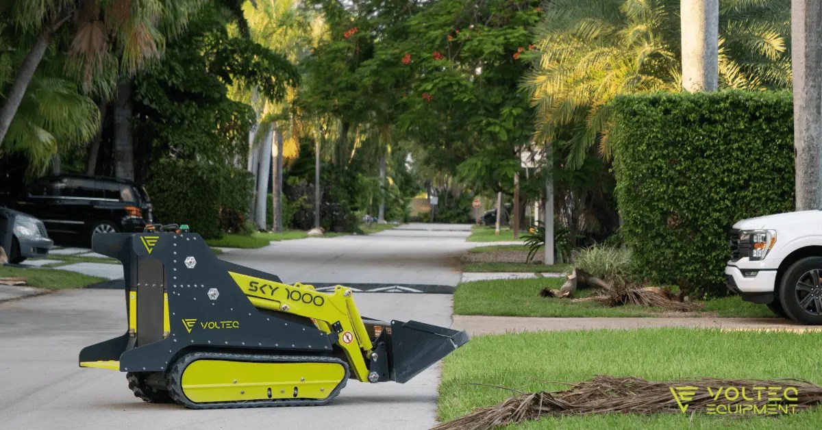 Mini skid steer loader SKY 1000 VOLTEQ Equipment