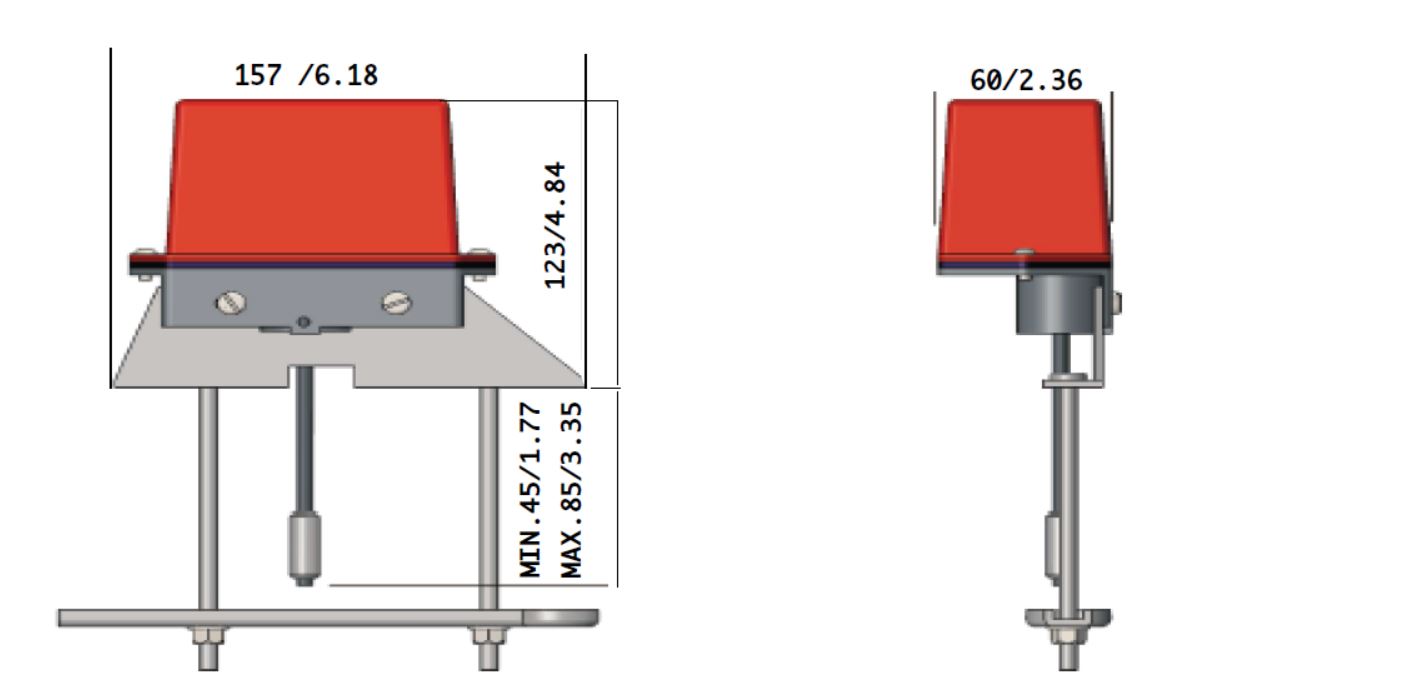 Fire Wedge Supervisory / Tamper Switch 2″12″ UL / FM Model FWOSY1