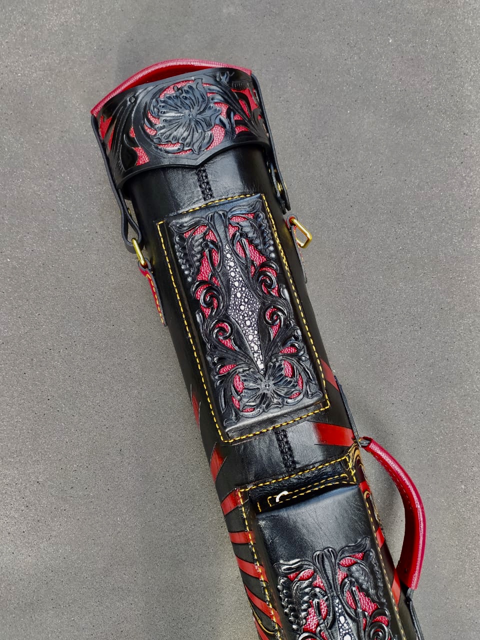 Dragon5 Volturi Cases Custom Leather Cue Case