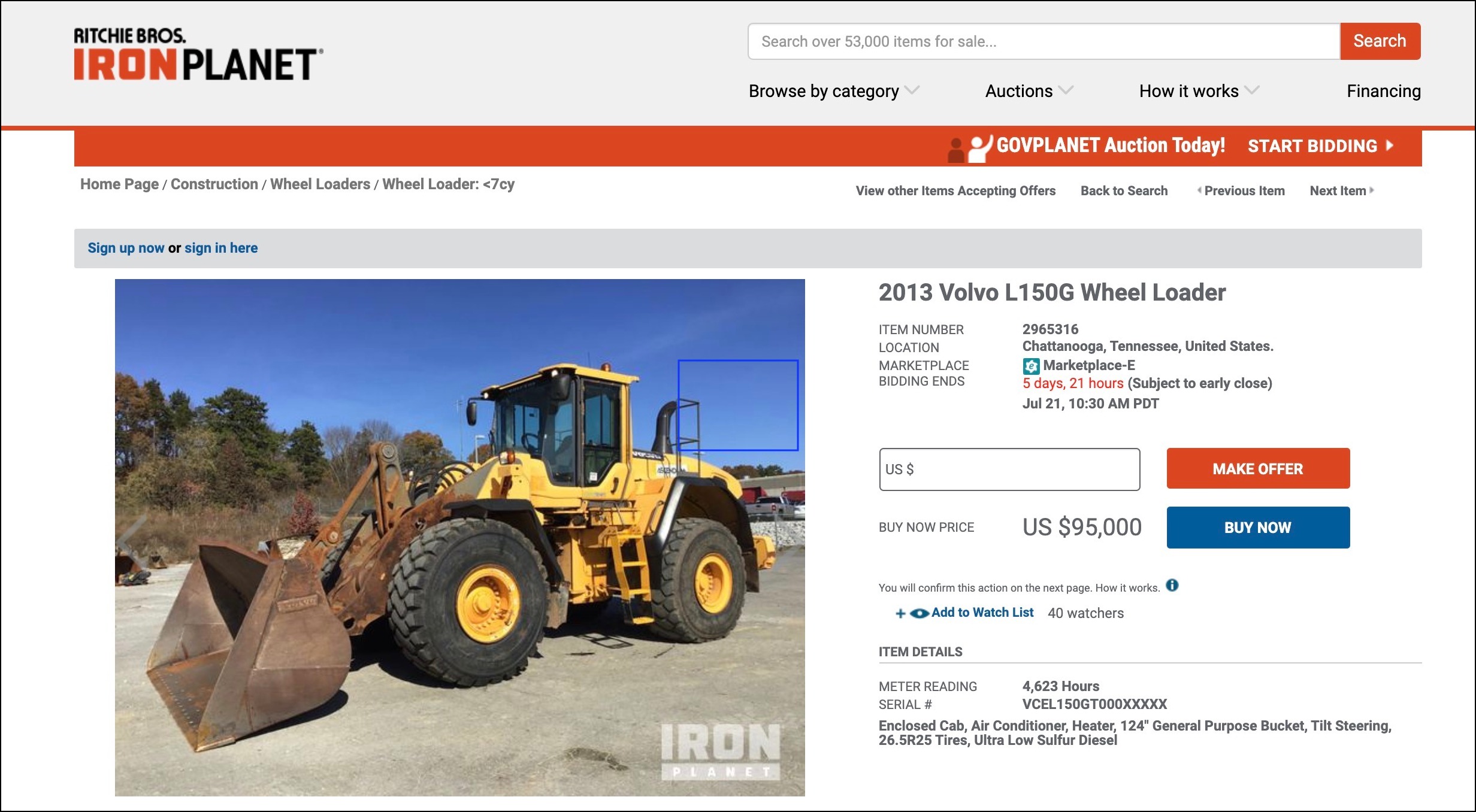 How To Buy Used Construction Equipment in Online Auctions Volvo CE