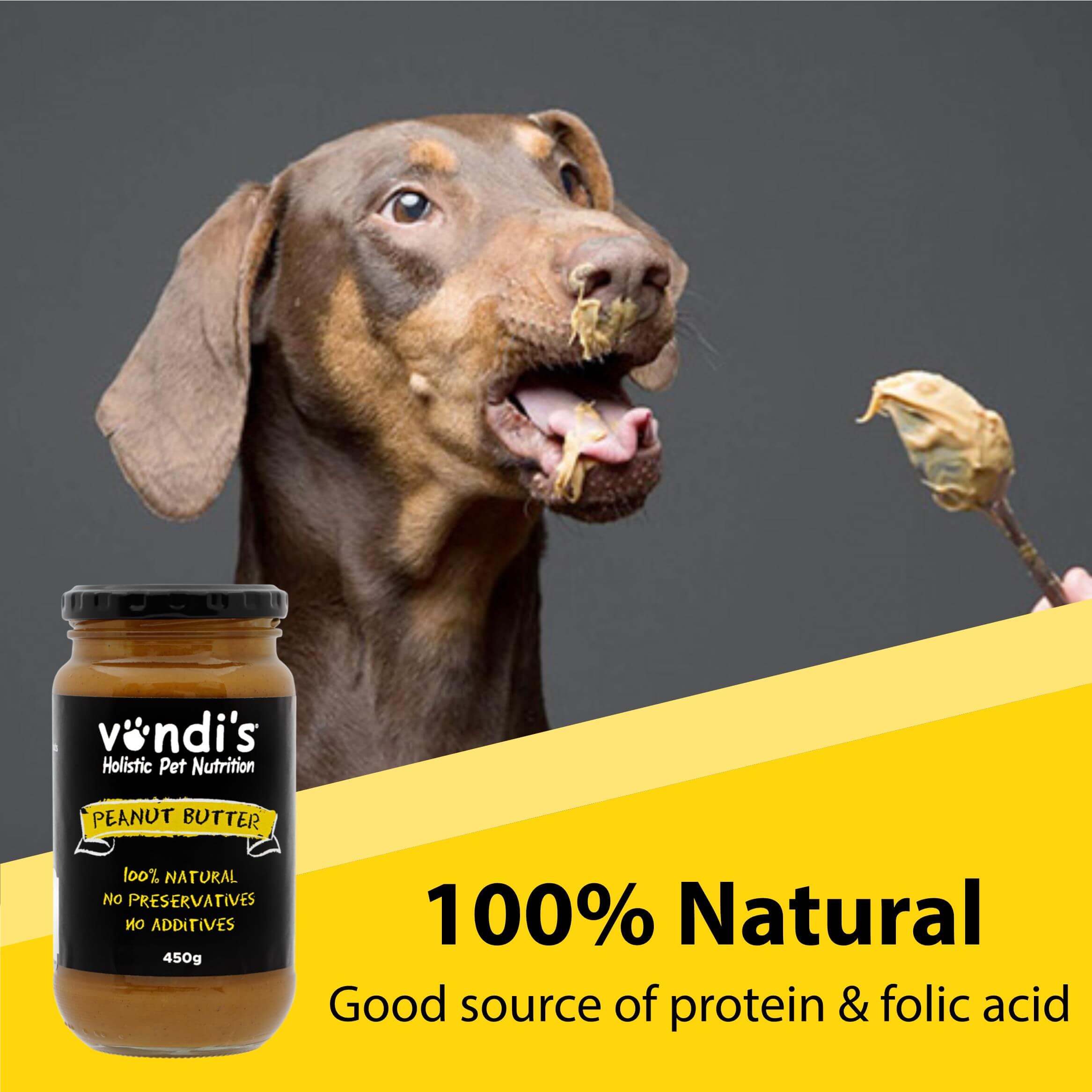 Vondi's Natural Peanut Butter for dogs