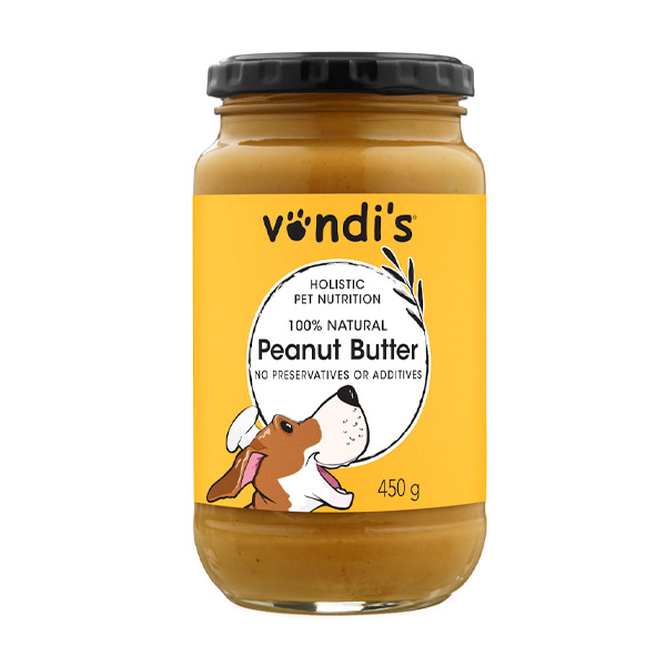 Vondi's Natural Peanut Butter for dogs