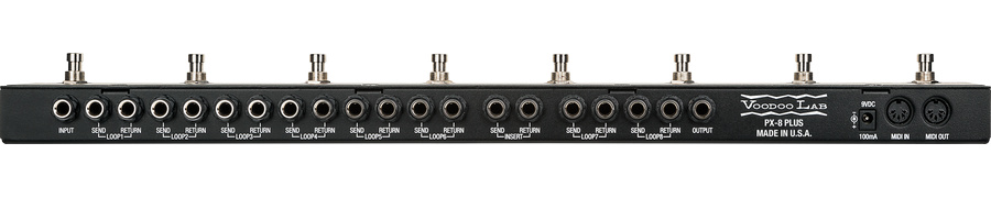 PX-8 PLUS True Bypass Programmable Pedal Switcher – Voodoo Lab