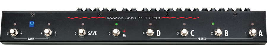 PX-8 PLUS True Bypass Programmable Pedal Switcher – Voodoo Lab