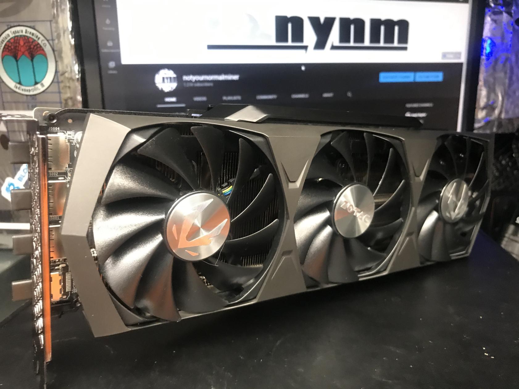 3 x rtx 3080 testing (zotac trinity + 2 x nvidia fe) GPU Mining