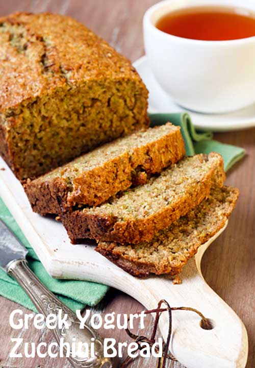 Greek Yogurt Zucchini Bread Voskos®