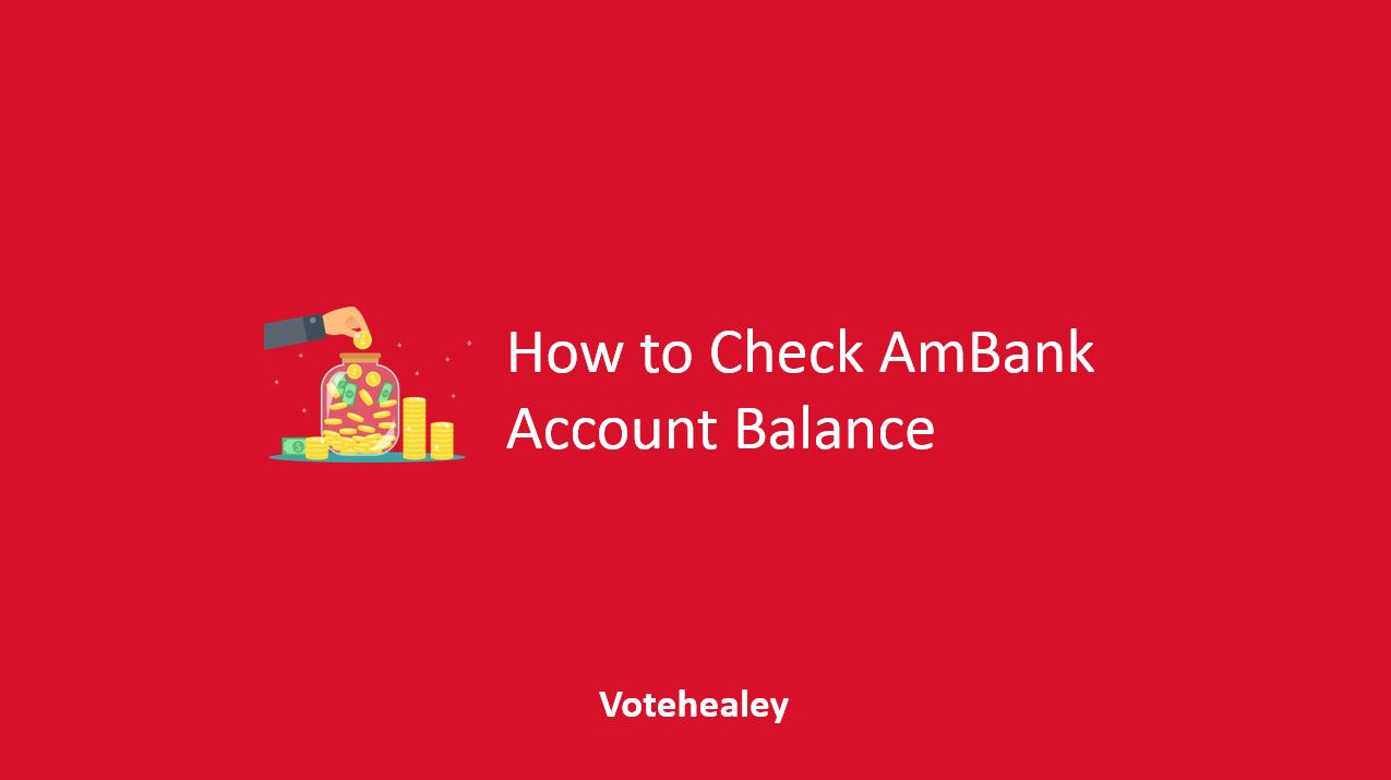 √ How to Check AmBank Account Balance Online