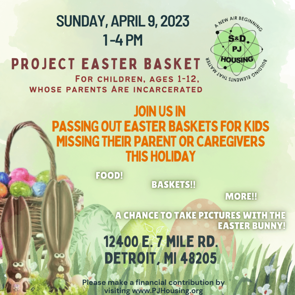 Easter Baskets for Children of Incarcerated Parents Voting Access For All
