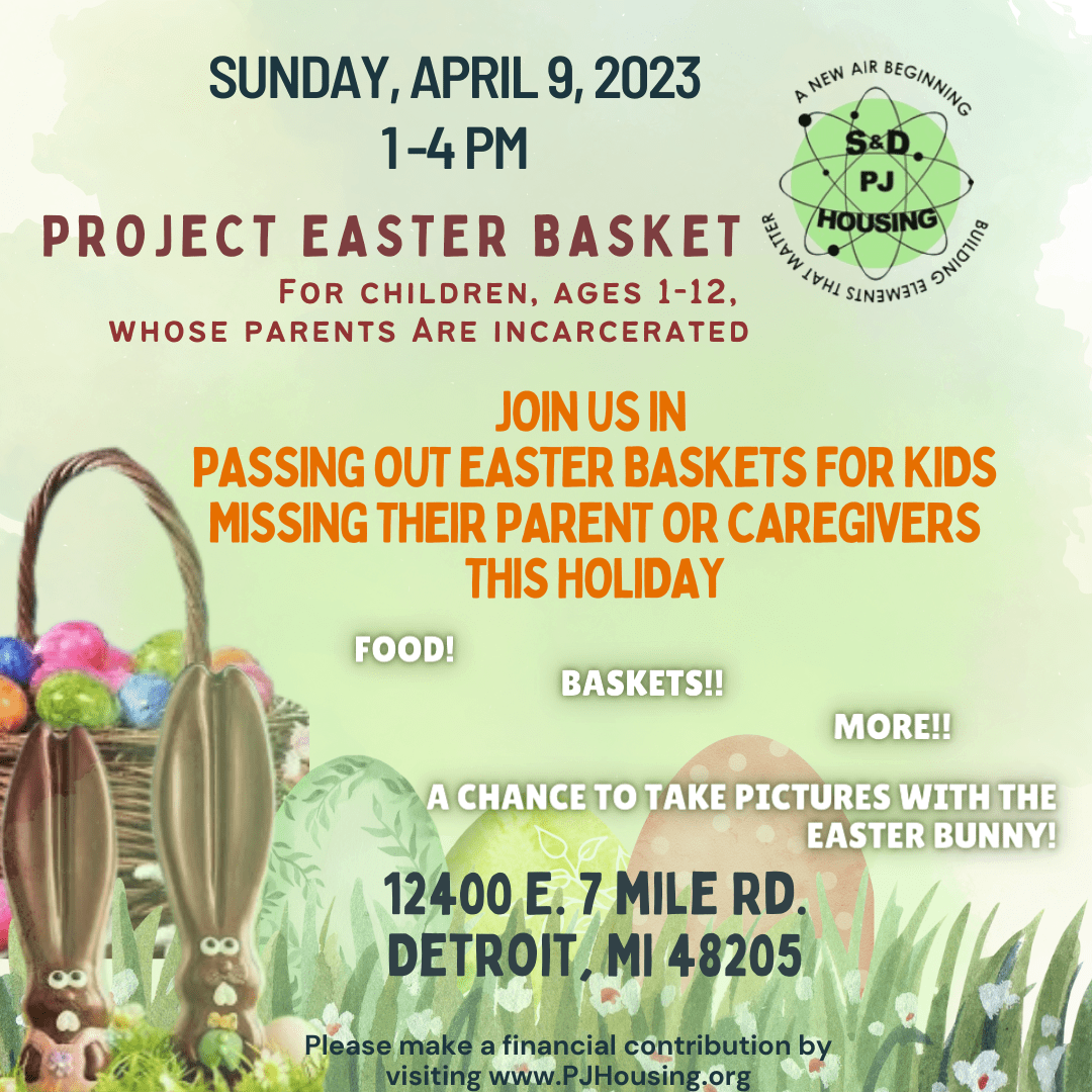 Easter Baskets for Children of Incarcerated Parents Voting Access For All