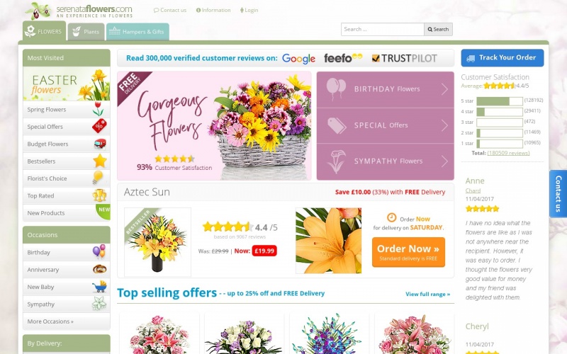 Serenata Flowers Discount Codes December 2023 Voucher Ninja