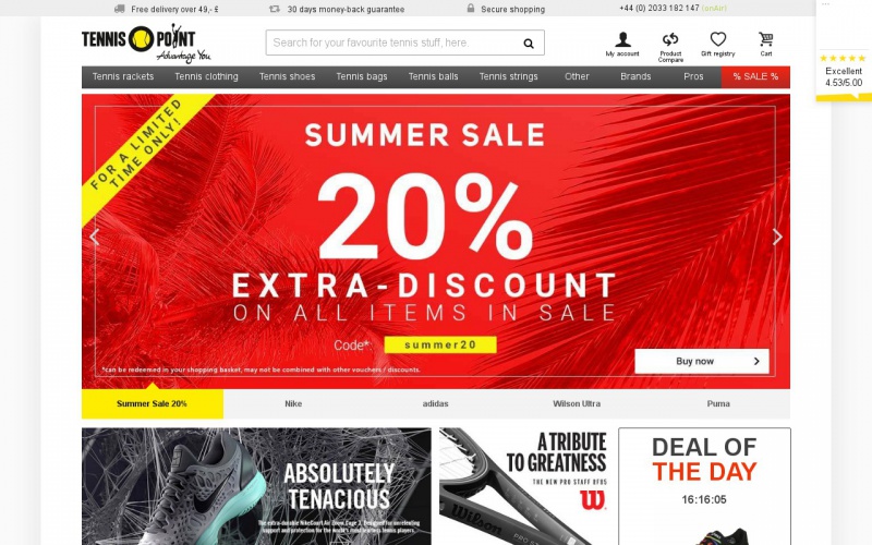 Tennis Point Discount Codes March 2022 Voucher Ninja