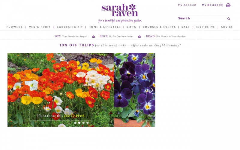 Sarah Raven Discount Codes June 2024 Voucher Ninja