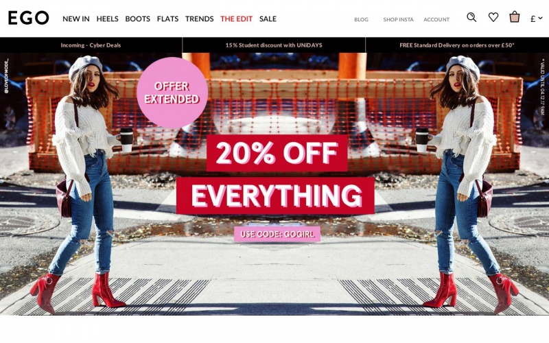 Ego Shoes Discount Codes March 2024 Voucher Ninja
