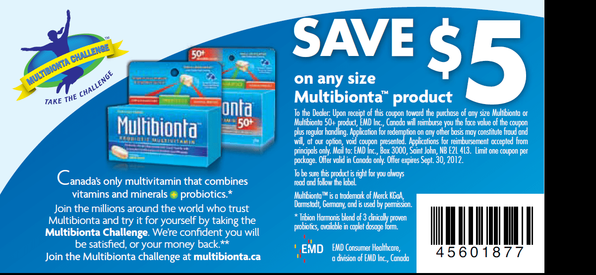 Multibionta vitamins, 5 off printable coupon