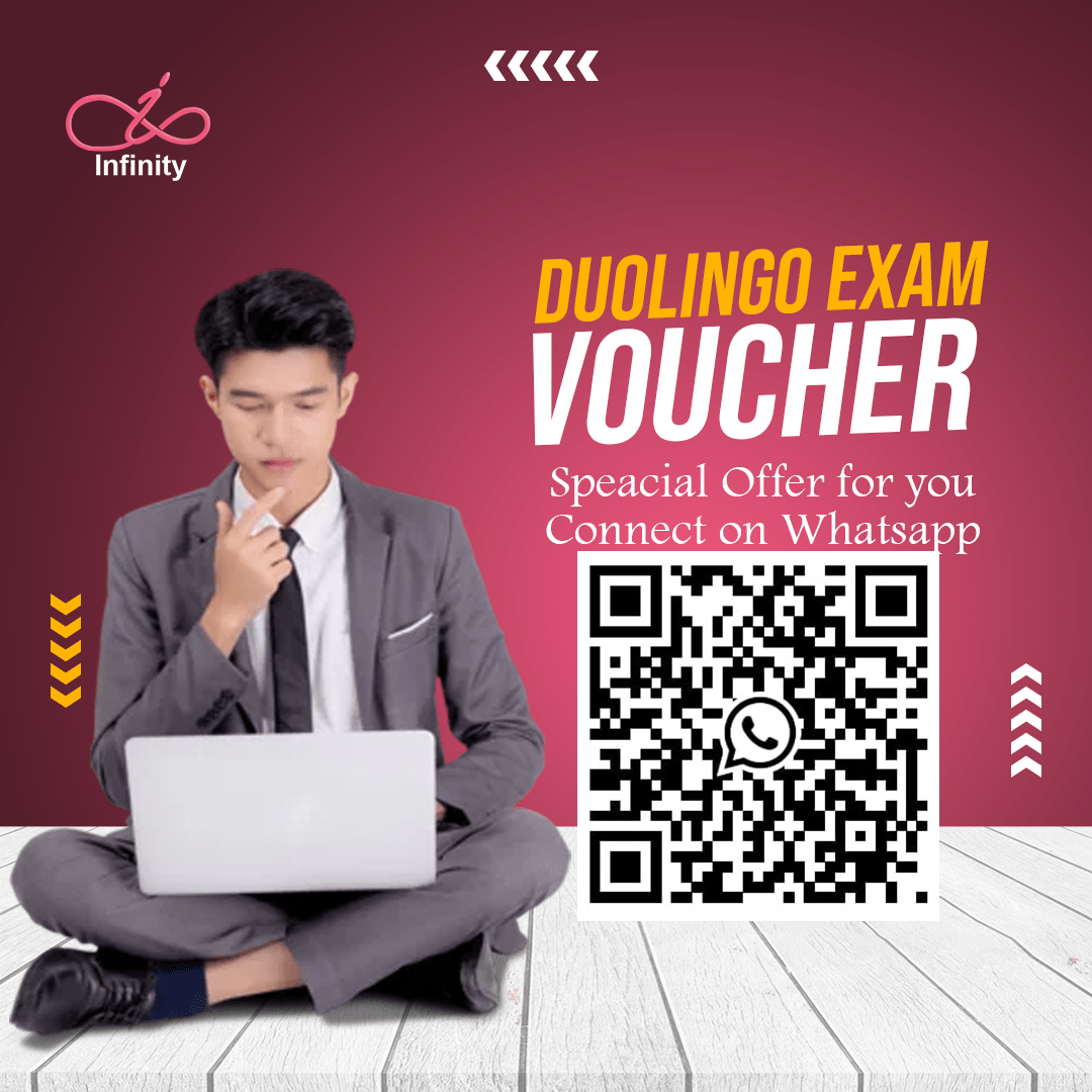 Duolingo Exam Voucher Voucher Infinity