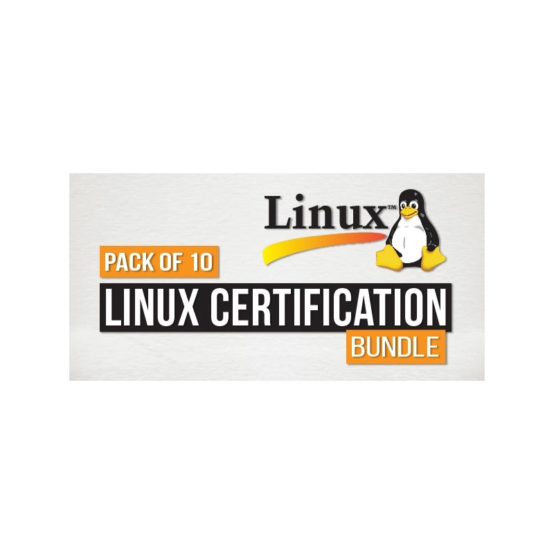 £69 Pack of 10 Linux Certification Bundle
