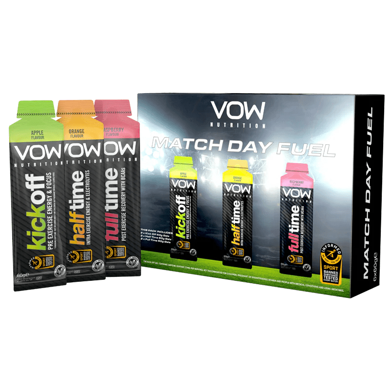 Kick Off Pre Match Energy Gel VOW Nutrition Soccer Supplements
