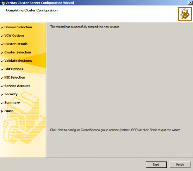 Configure Veritas Cluster Server on Windows OS - VOX
