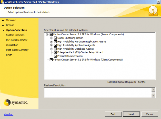 Install Veritas Cluster Server on Windows OS - VOX