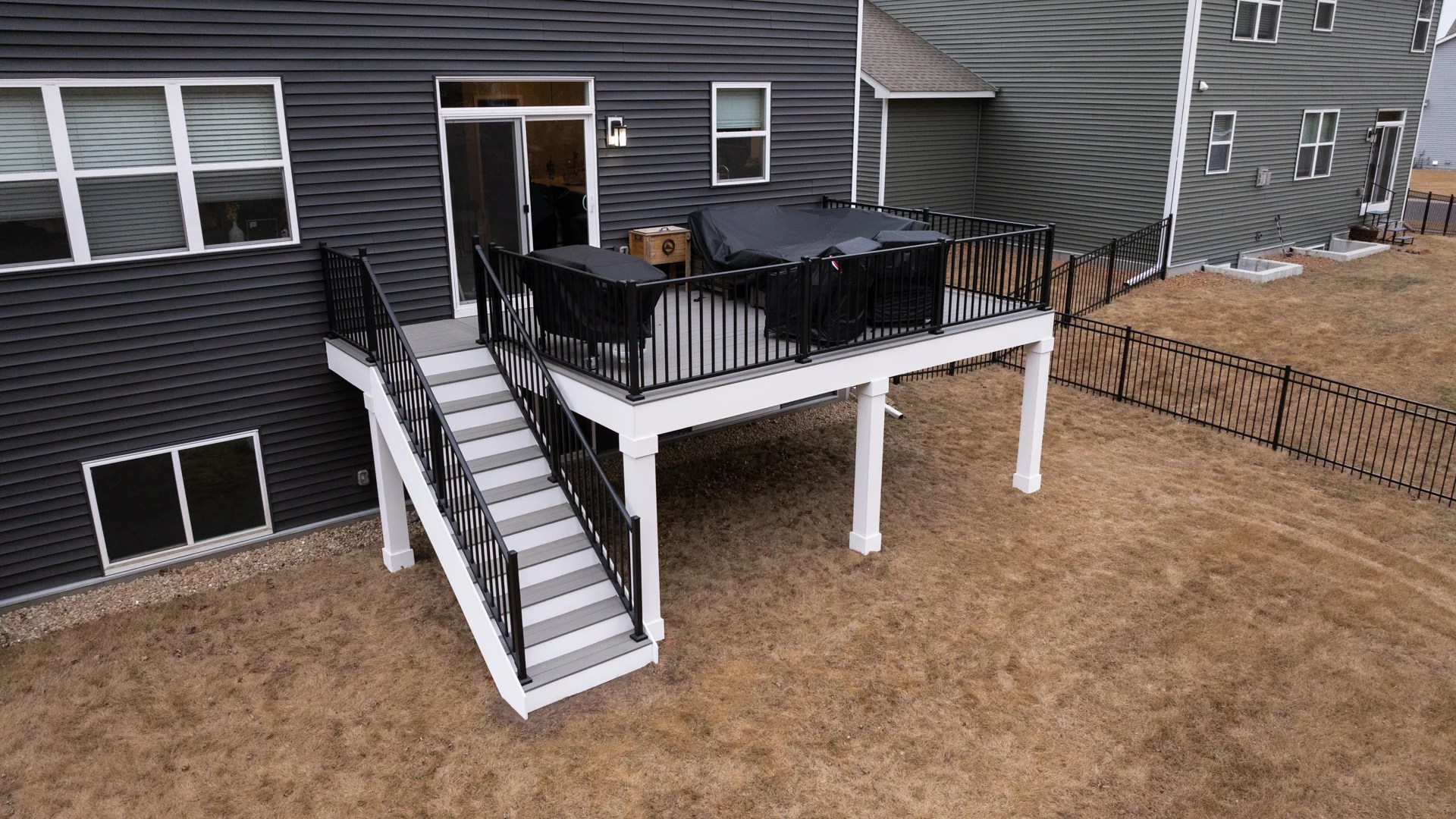 Sea Salt Gray TimberTech Deck Voyager Exteriors