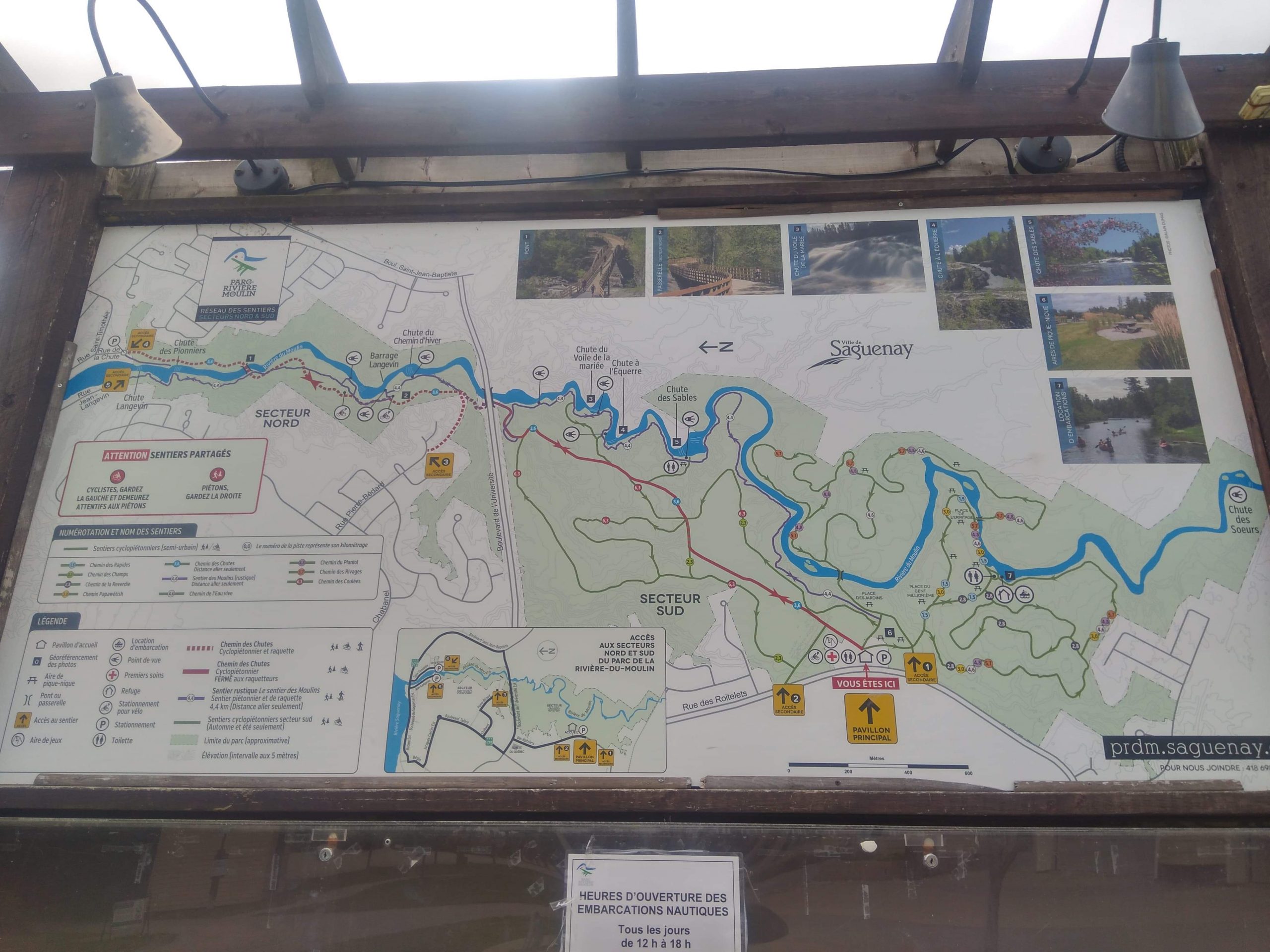 Randonnée au Parc de la RivièreduMoulin L'exception à la laideur du