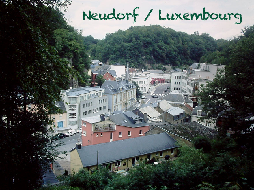 Luxembourg Neudorf hier et aujoud'hui