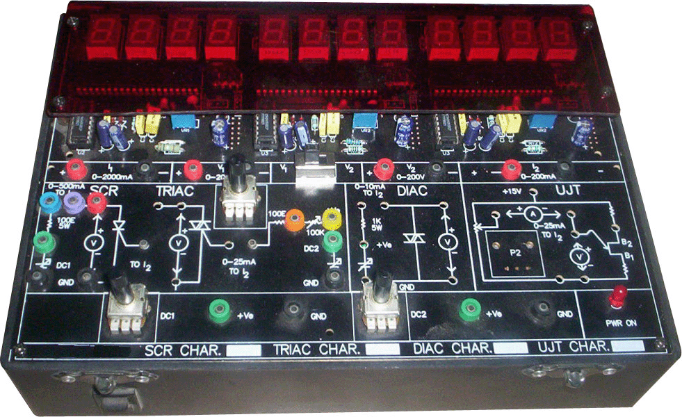 SCR, DIAC & TRIAC CHARACTERISTICS TRAINER MODEL (VPLPELCT) VPL