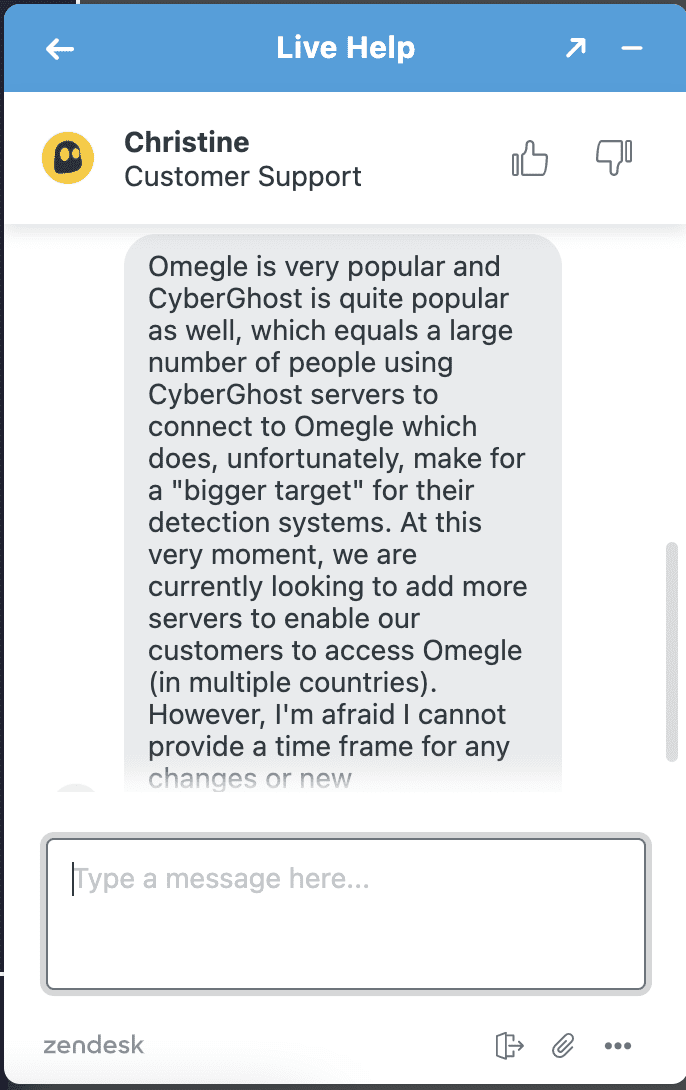 Does CyberGhost Work With Omegle in 2021? (July Update)