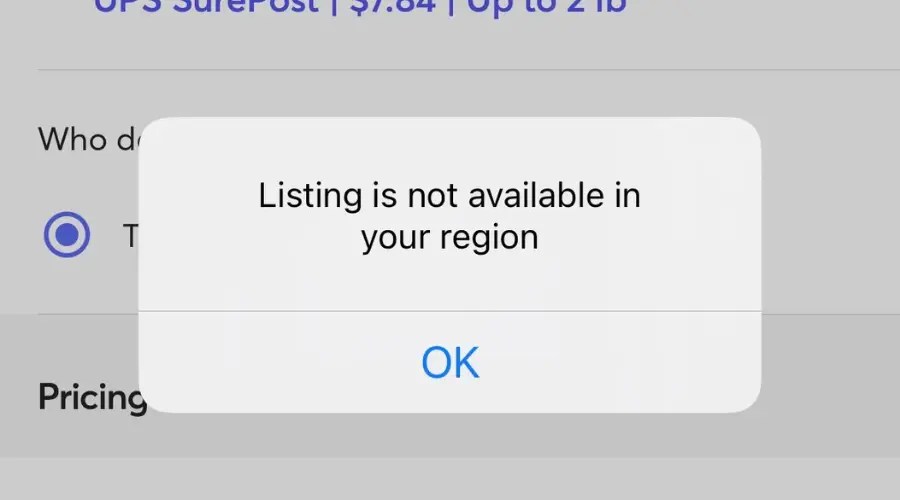 Mercari Listing Not Available In Your Region? [Fix]