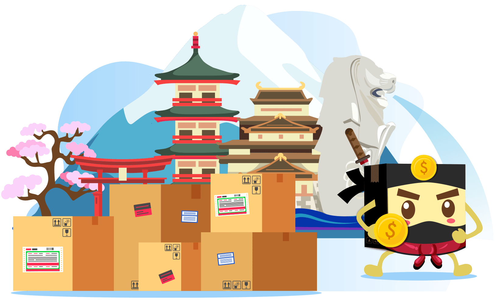 Ship from Japan Online Sites to Singapore At Reduced Rates vPost