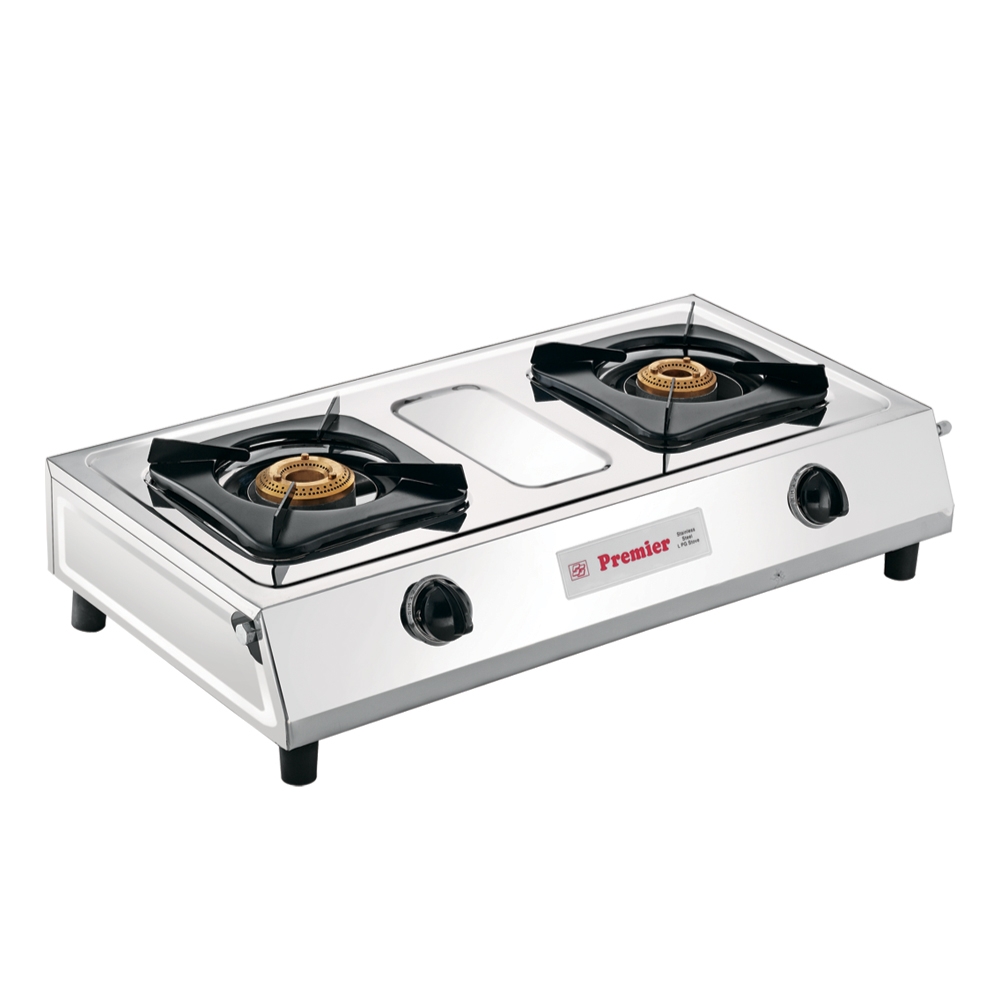 Preethi Ember Stainless Steel 3Burner Gas Stove, Manual VPP Bazzar