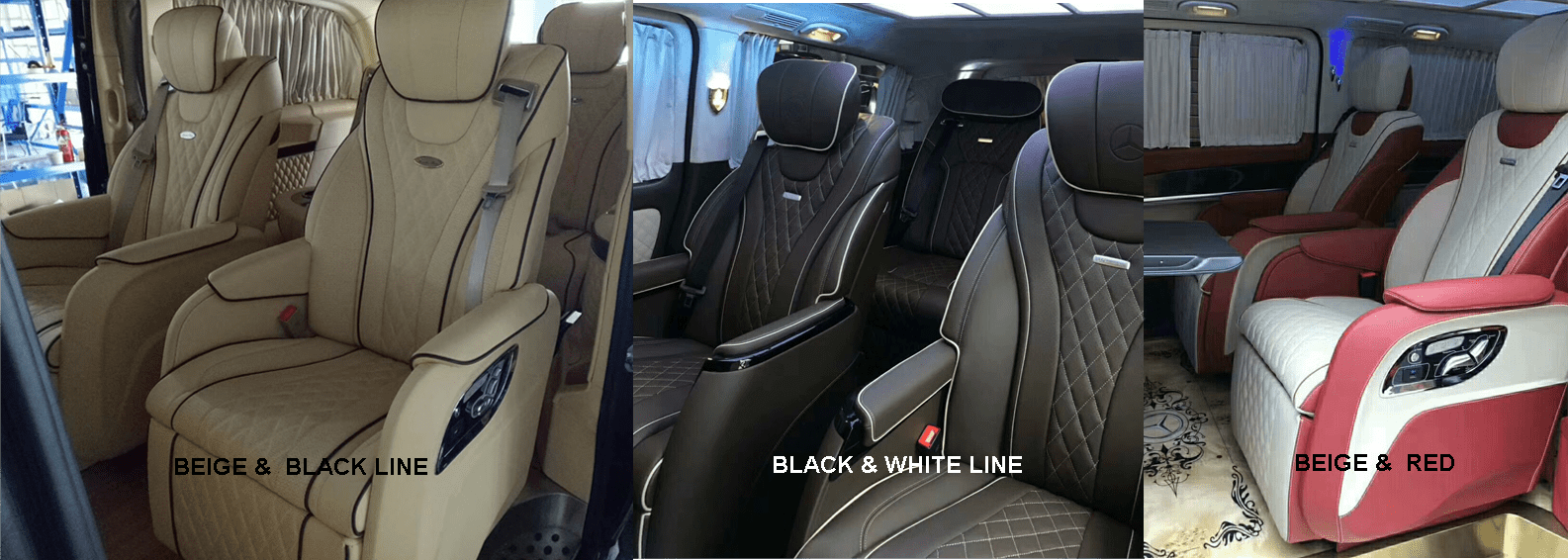 Luxury Car Seats, Model Series Mercedez 204002 VPRO Custom Auto
