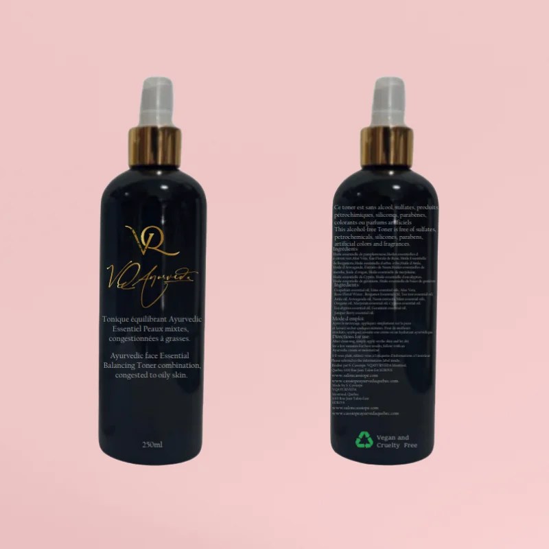 Ayurvedic Toner for combination to oily skin VQ Ayurveda Products