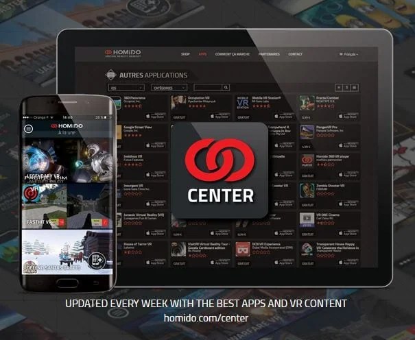 Homido VR Headset Review Virtual Reality hotspot