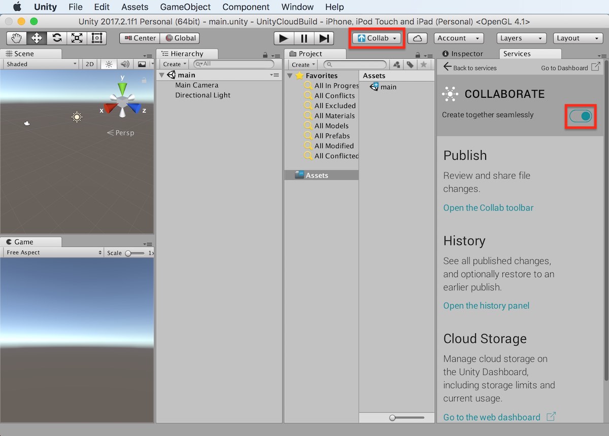 【Unity】Unity Cloud Build （for iOS）の使い方 VRunner