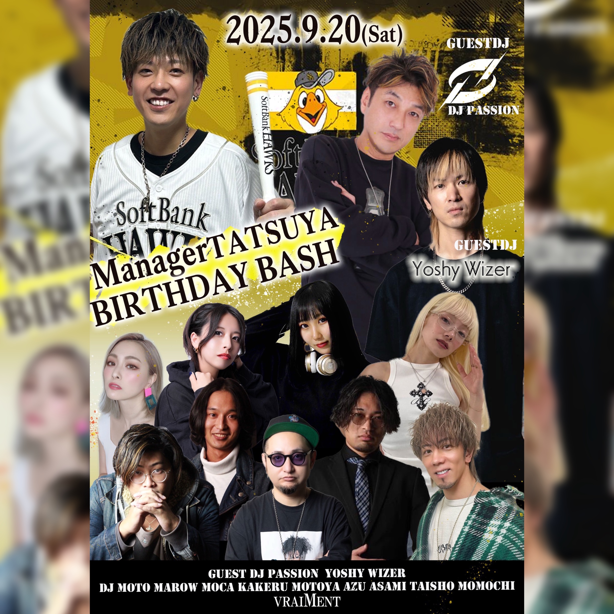 【9月20日】Manager TATSUYA Birthday BASH Day2