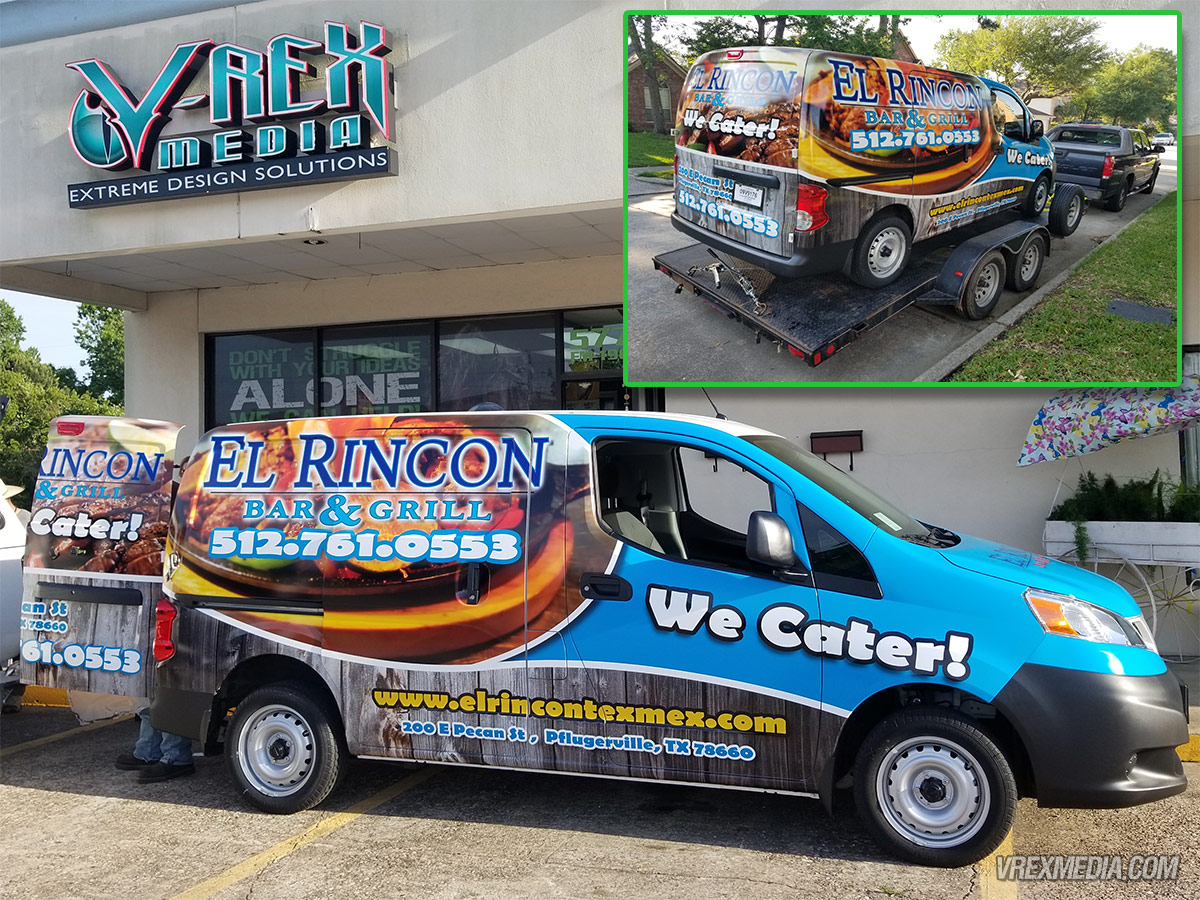 Vehicle Wrap El Rincon Bar and Grill