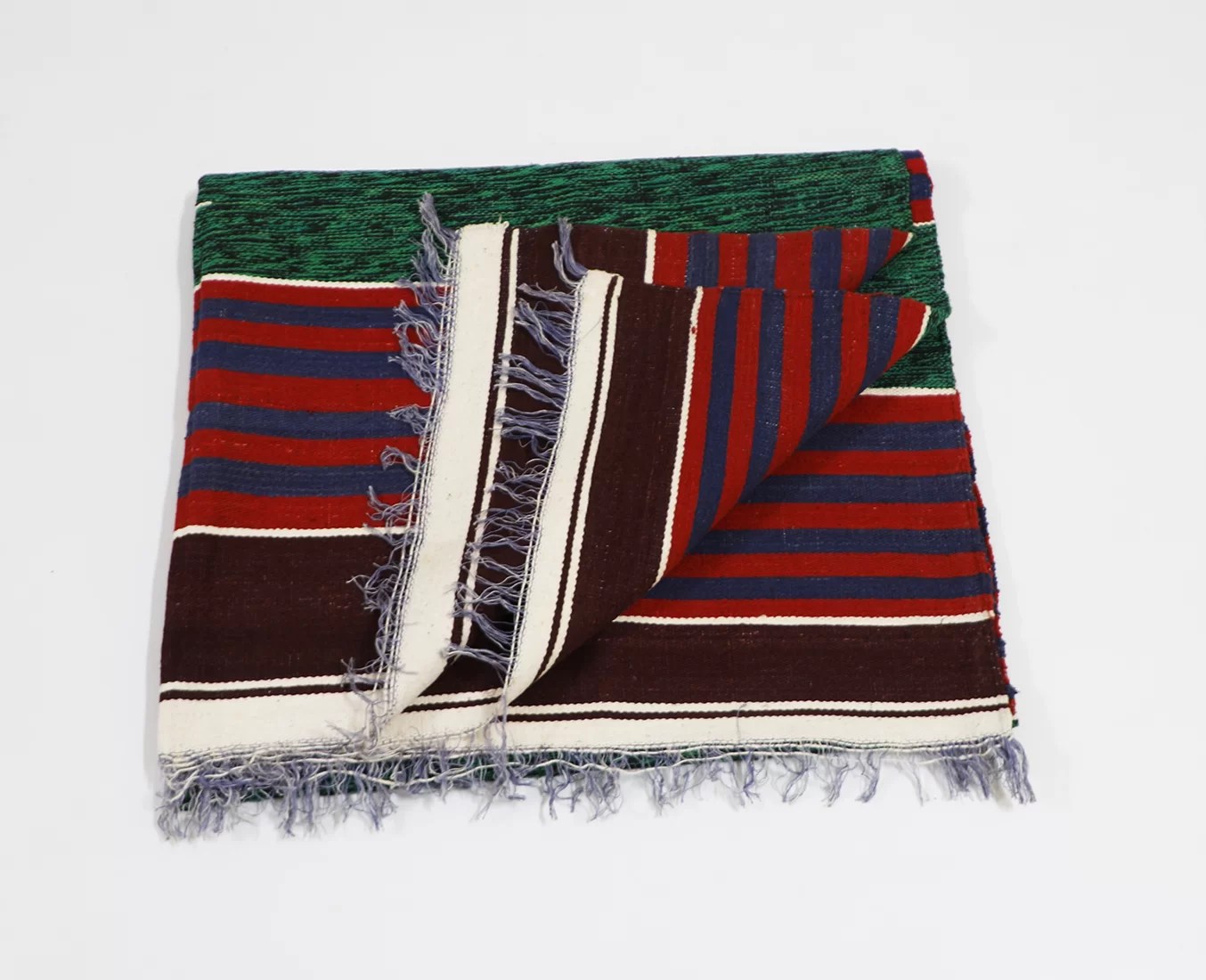 Vintage Cotton Rug Made in India • Vritti Designs