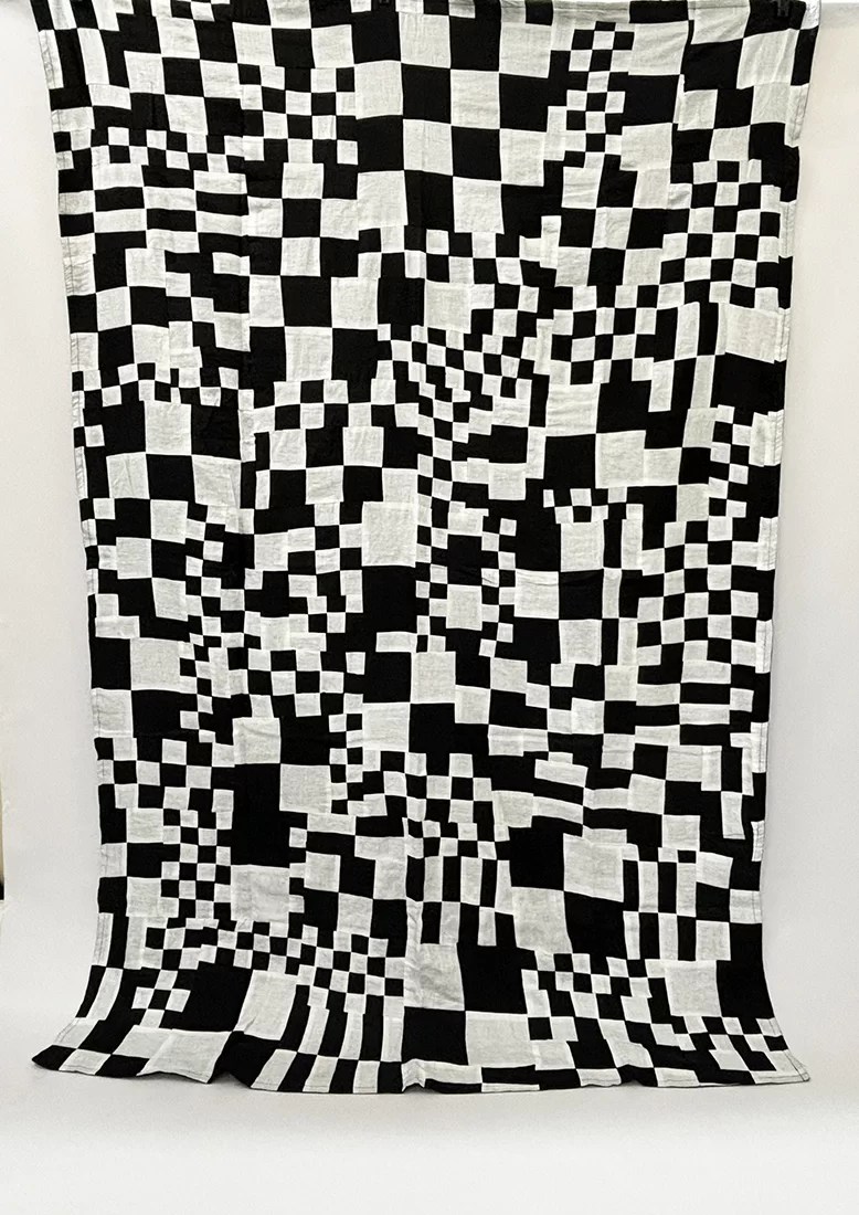 Black and White Throw Sofa throw • Vritti Designs