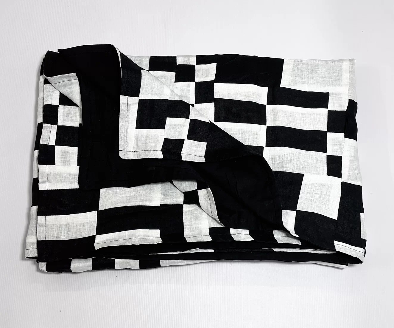 Black and White Throw Sofa throw • Vritti Designs
