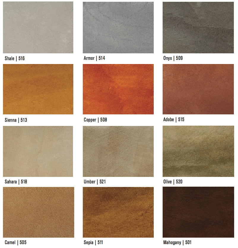 Water Based Stain VR polished concrete