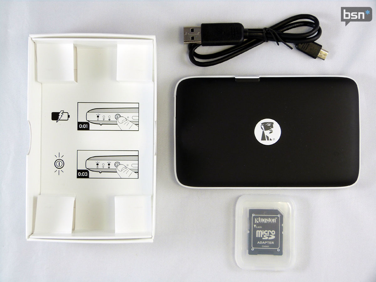 You have to go to Kingston's website for the manual. Your data storage is  with an SD card, either the micro-SD format using an adapter ...