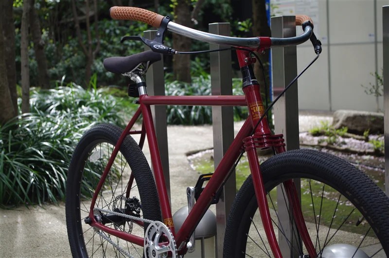 ￥92,000 ⇒￥78,200 FOLK BIKE / GAMBLER BURGUNDY + Sycip Bikes JB BAR